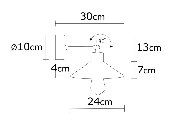 Opviq Manavgat - N-627 Lámpara de pared Turquesa